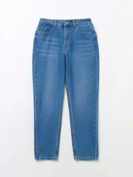 Джинсы силуэта Mom fit со средней посадкой