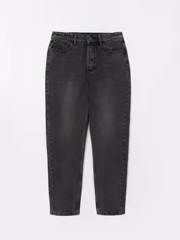 Джинсы силуэта Mom fit со средней посадкой