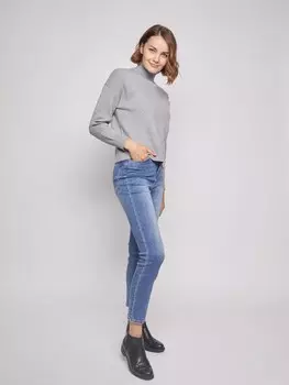 Джинсы силуэта Mom Slim