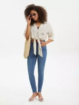 Джинсы силуэта Skinny со средней посадкой