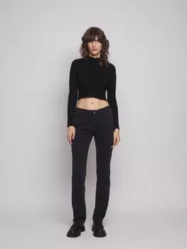 Джинсы силуэта Slim с низкой посадкой