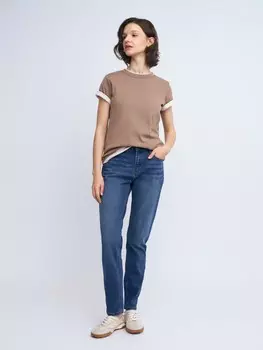 Джинсы силуэта Slim со средней посадкой