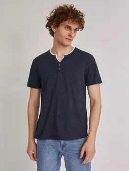 Футболка хенли с коротким рукавом