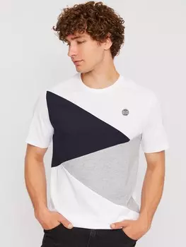 Футболка из хлопка колор блок