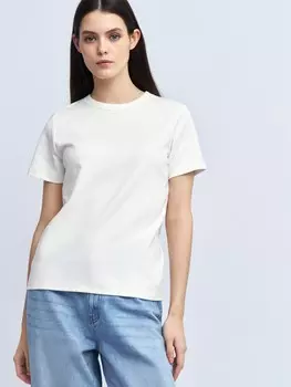 Футболка из хлопка однотонная