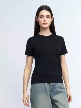 Футболка из хлопка однотонная