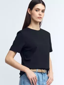 Футболка из хлопка однотонная