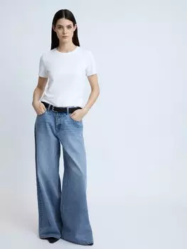 Футболка из хлопка однотонная