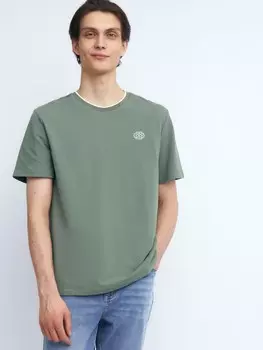 Футболка из хлопка с эмблемой