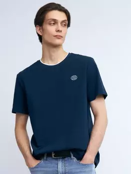 Футболка из хлопка с эмблемой