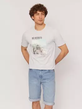 Футболка из хлопка с фотопринтом