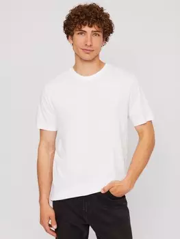 Футболка из хлопка с круглым вырезом