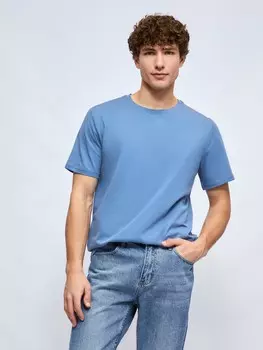 Футболка из хлопка с круглым вырезом