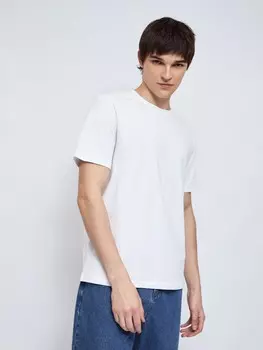 Футболка из хлопка с круглым вырезом