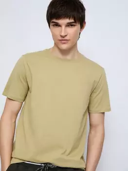 Футболка из хлопка с круглым вырезом