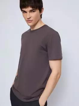 Футболка из хлопка с круглым вырезом