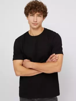 Футболка из хлопка с круглым вырезом