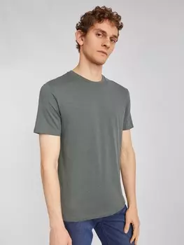 Футболка из хлопка с круглым вырезом