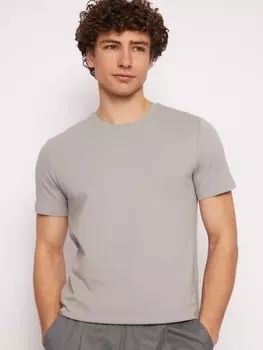 Футболка из хлопка с круглым вырезом