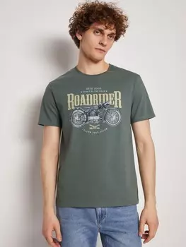 Футболка из хлопка с принтом