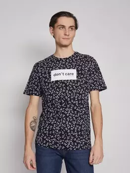 Футболка из хлопка с принтом