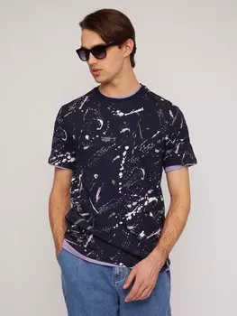 Футболка из хлопка с принтом