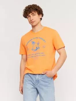 Футболка из хлопка с принтом