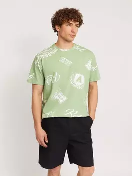 Футболка из хлопка с принтом