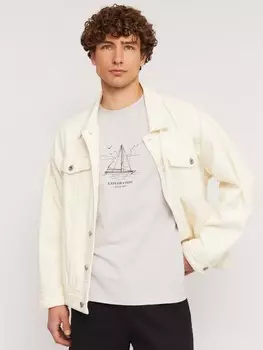 Футболка из хлопка с принтом