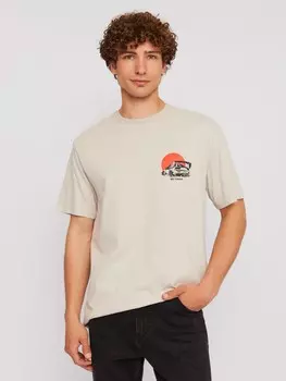 Футболка из хлопка с принтом