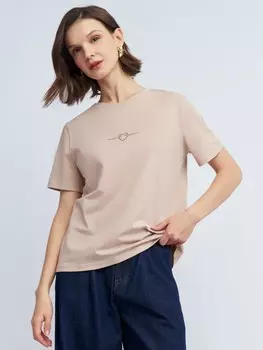 Футболка из хлопка с принтом