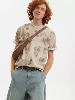 Футболка из хлопка с принтом