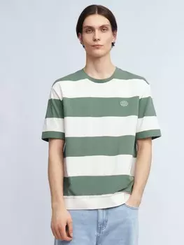 Футболка из хлопка в полоску