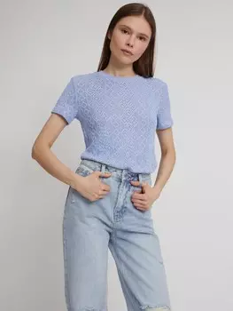 Футболка из вязаного трикотажа