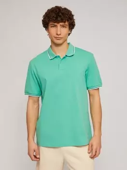 Футболка поло из хлопка с коротким рукавом