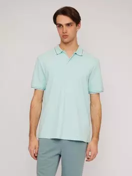 Футболка поло из хлопка с коротким рукавом