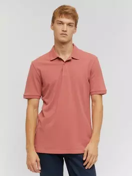 Футболка поло из хлопка с коротким рукавом