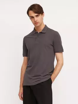 Футболка поло из хлопка с коротким рукавом