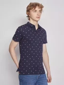 Футболка-поло с узором