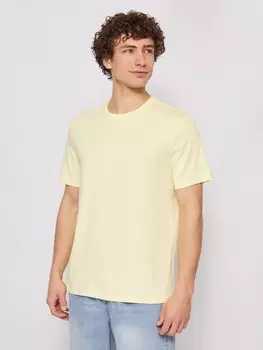 Футболка прямая из хлопка с круглым вырезом