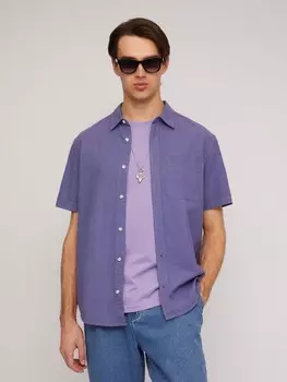 Футболка прямая из хлопка с круглым вырезом