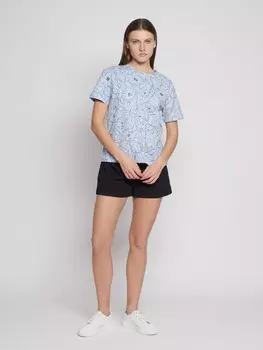 Футболка с цветочным принтом