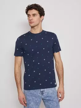 Футболка из хлопка с принтом