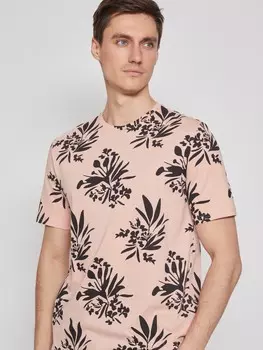 Футболка из трикотажа с принтом