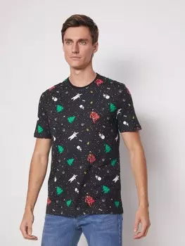 Футболка с новогодним принтом