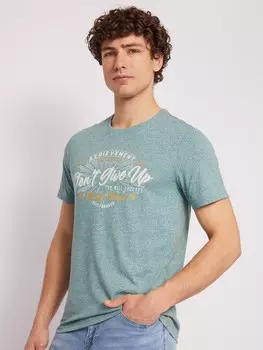 Футболка с принтом-надписью