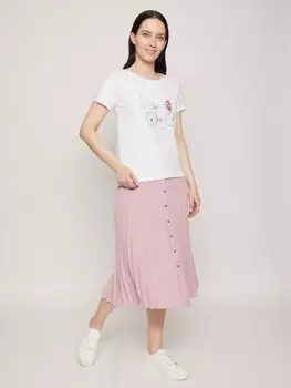 Хлопковая футболка с принтом