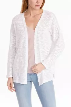 Кардиган из кроеного трикотажа