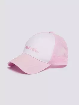 Кепка-тракер из хлопка с надписью