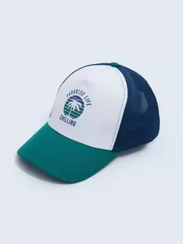 Кепка-тракер из хлопка с сеткой